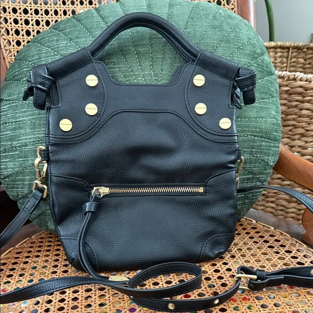 Foley & Corinna Black FC Lady City Top Handle Crossbody Tote